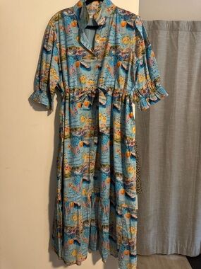 Holly Shae Catherine Dress, Amalfi Coast Print M/L